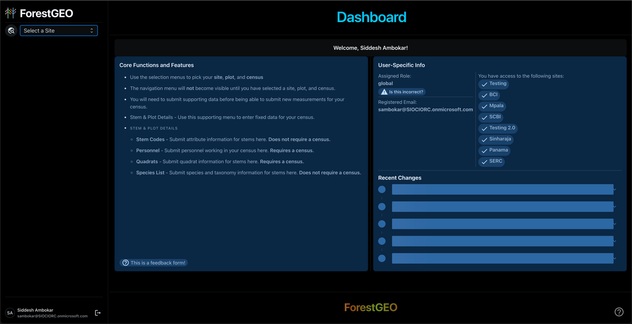 empty dashboard