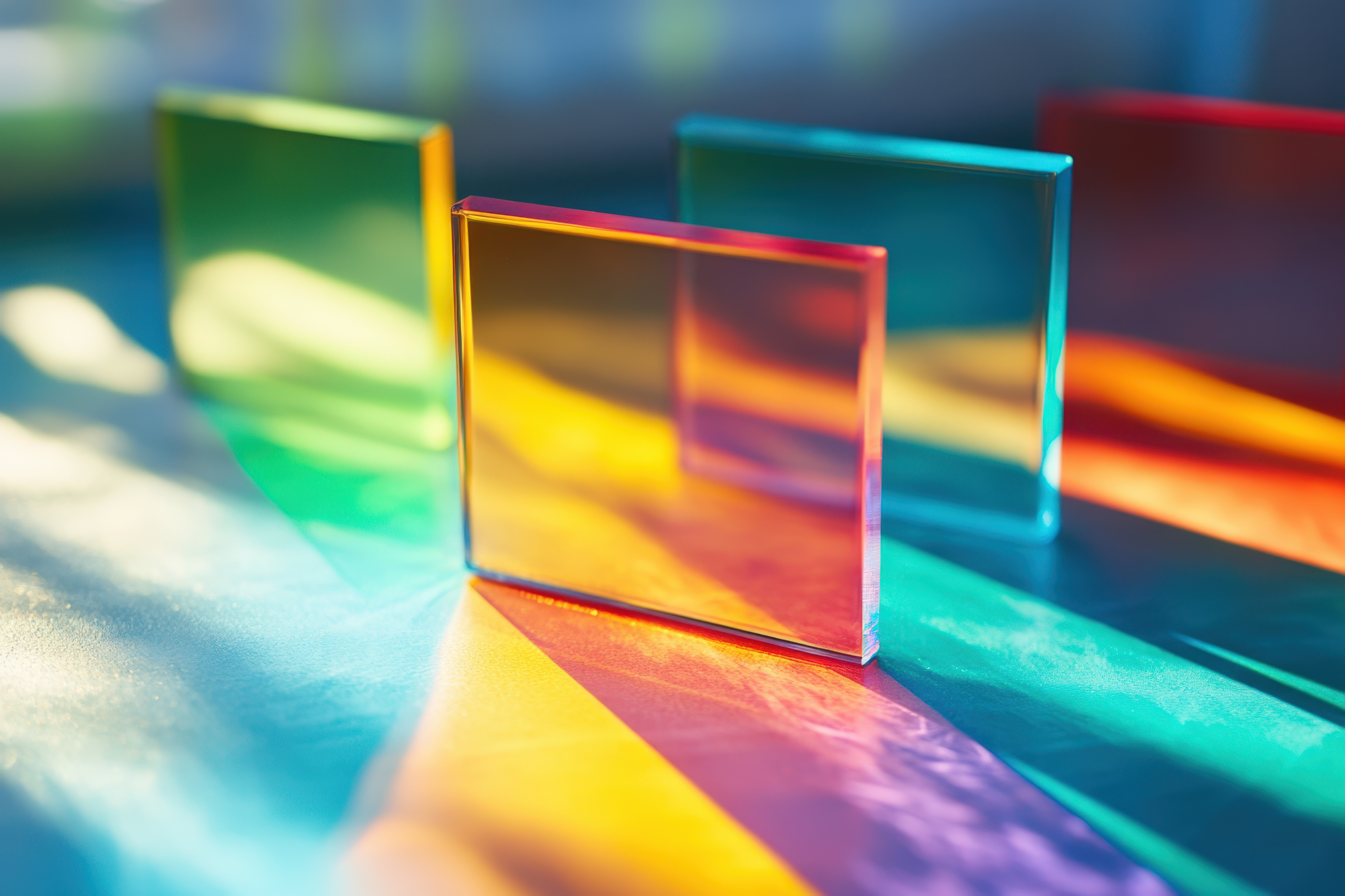 Colored glass filters